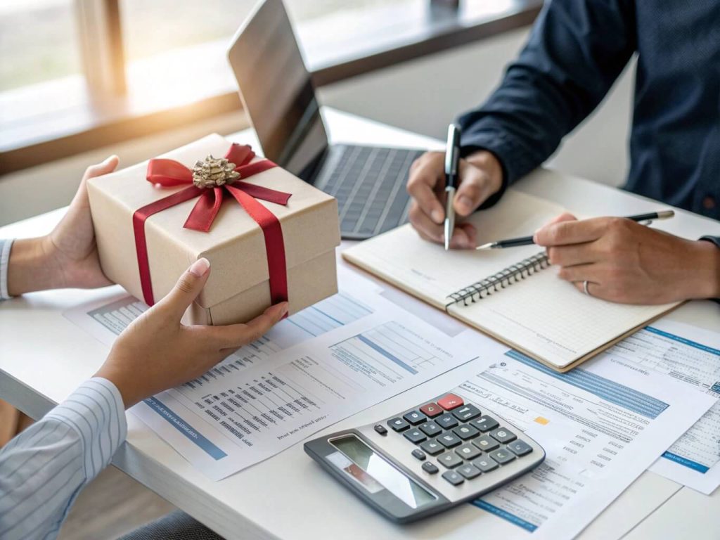 Giá tính thuế cho hàng biếu tặng: cách xác định đúng