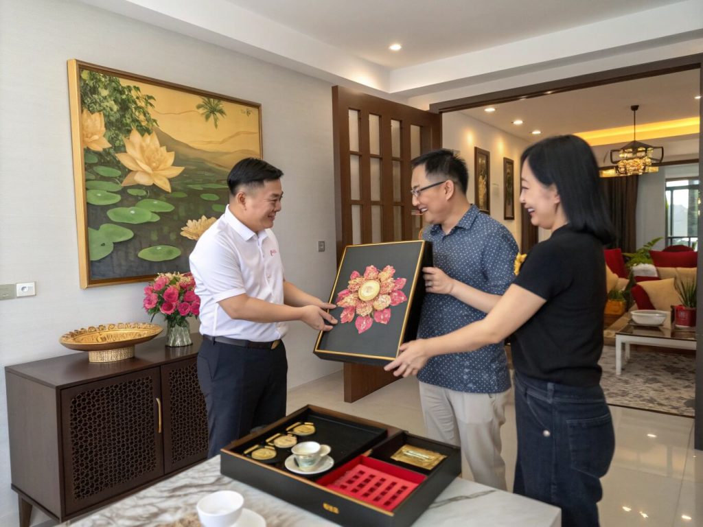 quà tân gia tặng sếp