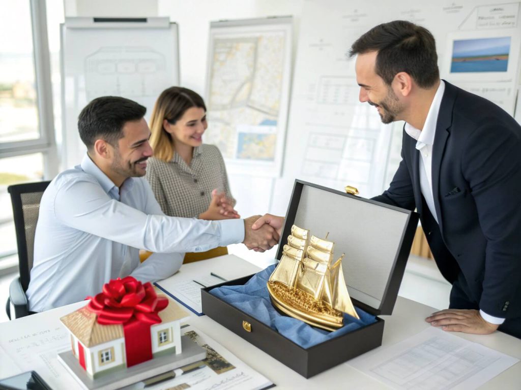 Quà tặng sếp bất động sản